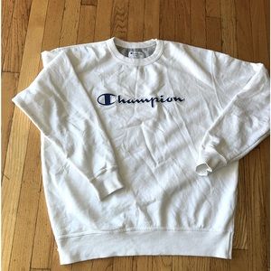 Champion sweatshirt white large